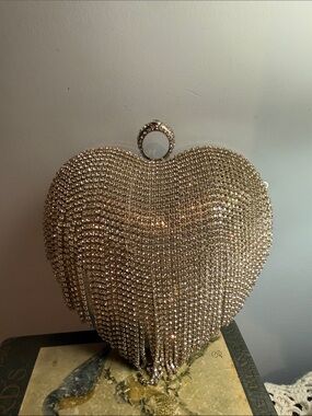 Glittery Heart Purse